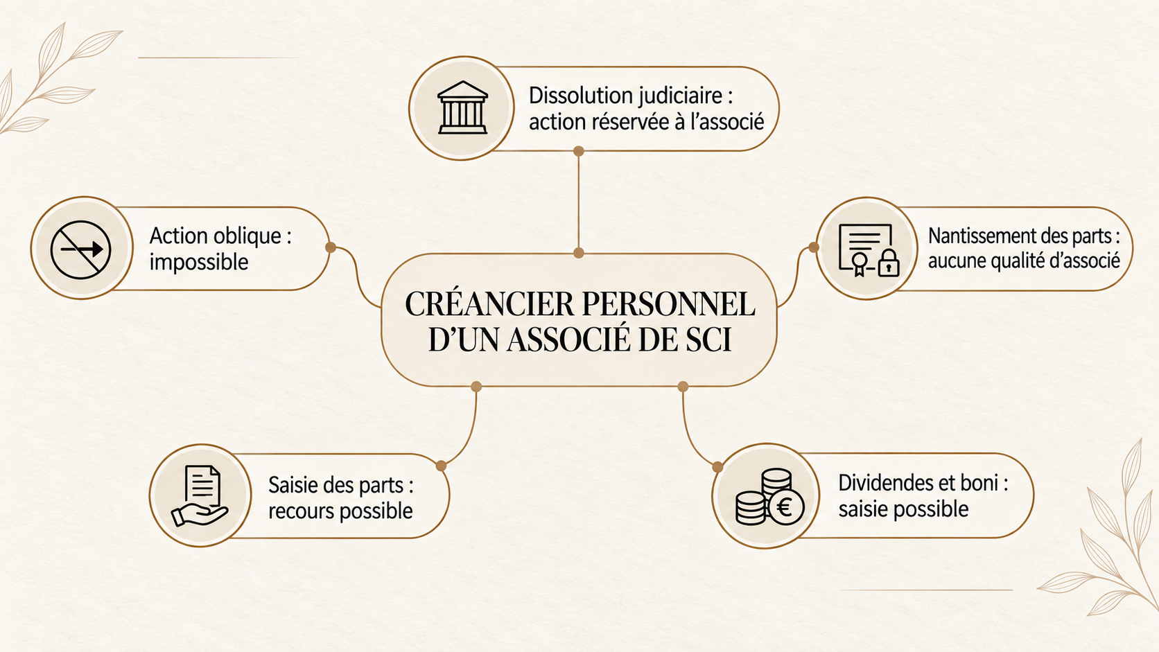 Recours du créancier personnel d’un associé de SCI