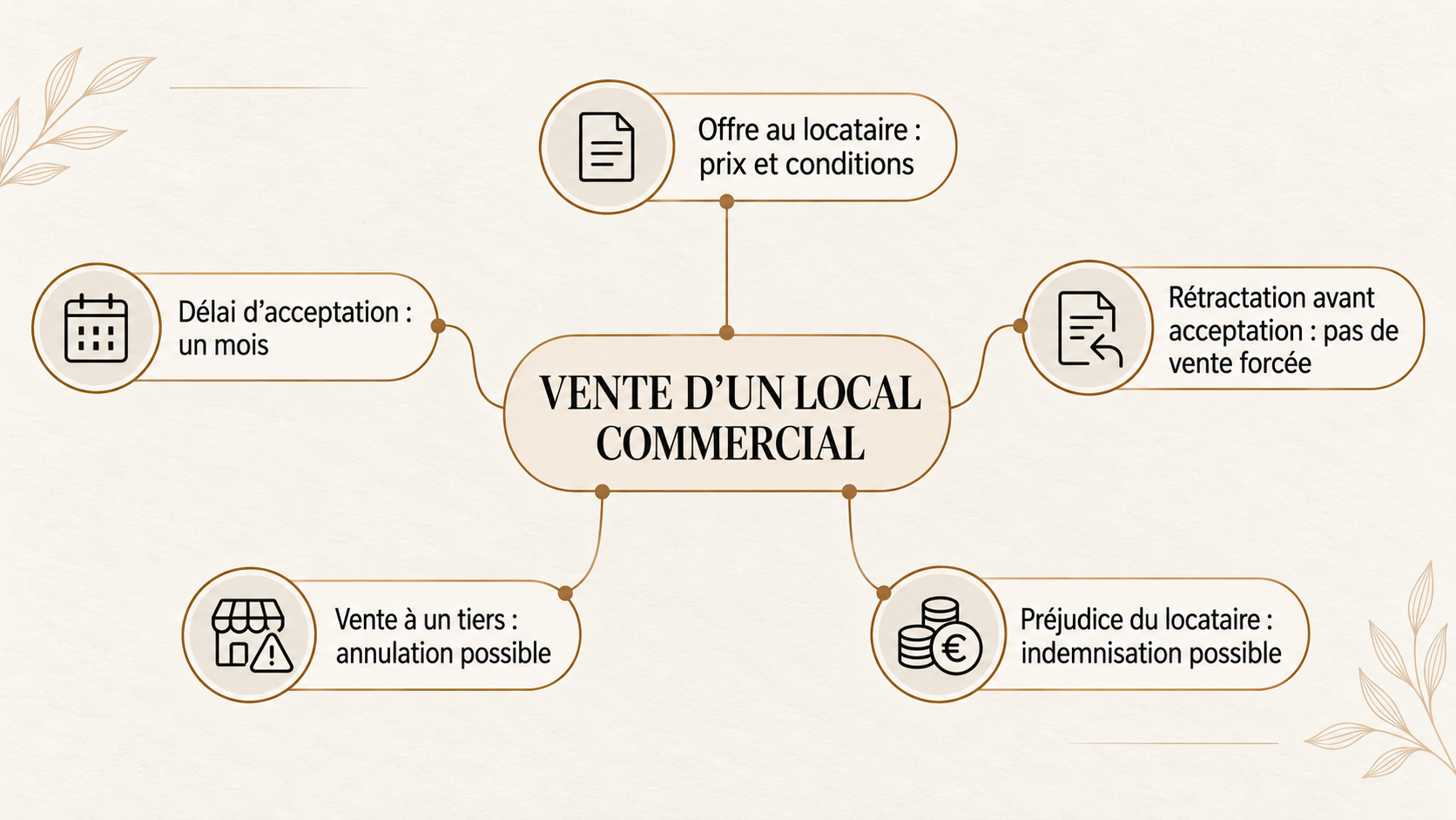 Vente d’un local commercial et droit de préférence du locataire